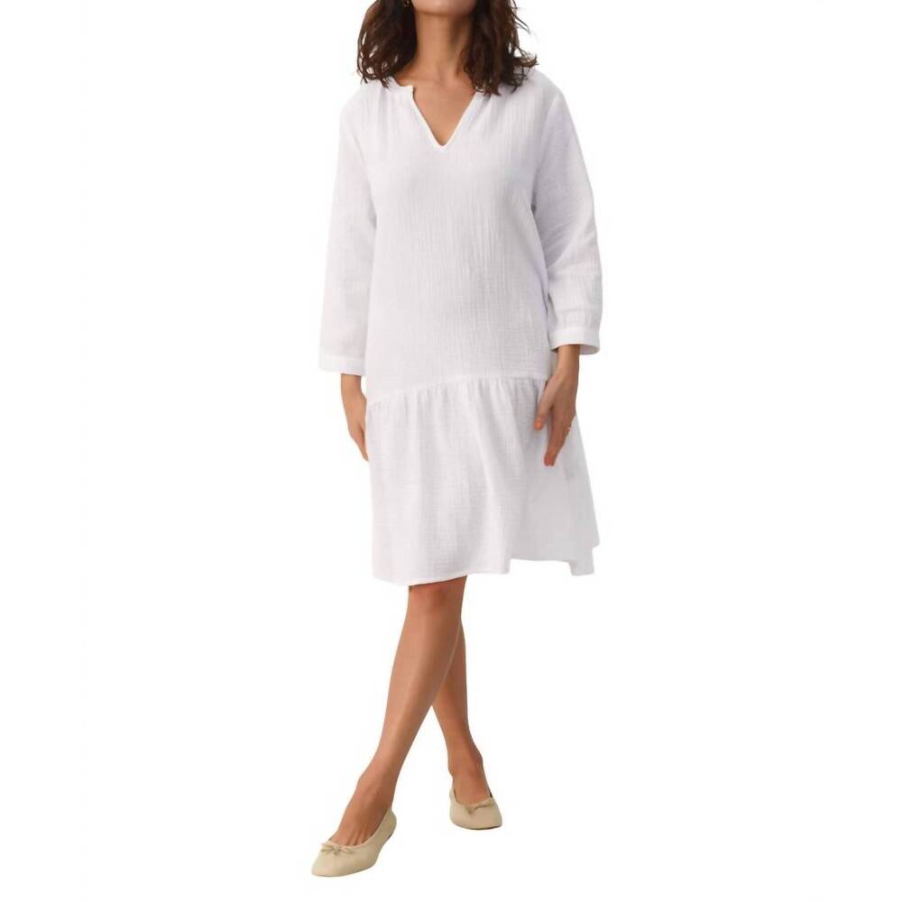 NEW PART TWO chania dress in bright white